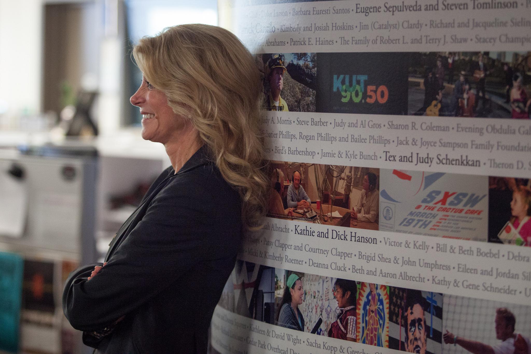 Wendy Davis visited Austin recently for a book signing.
Ilana Panich-Linsman/KUT