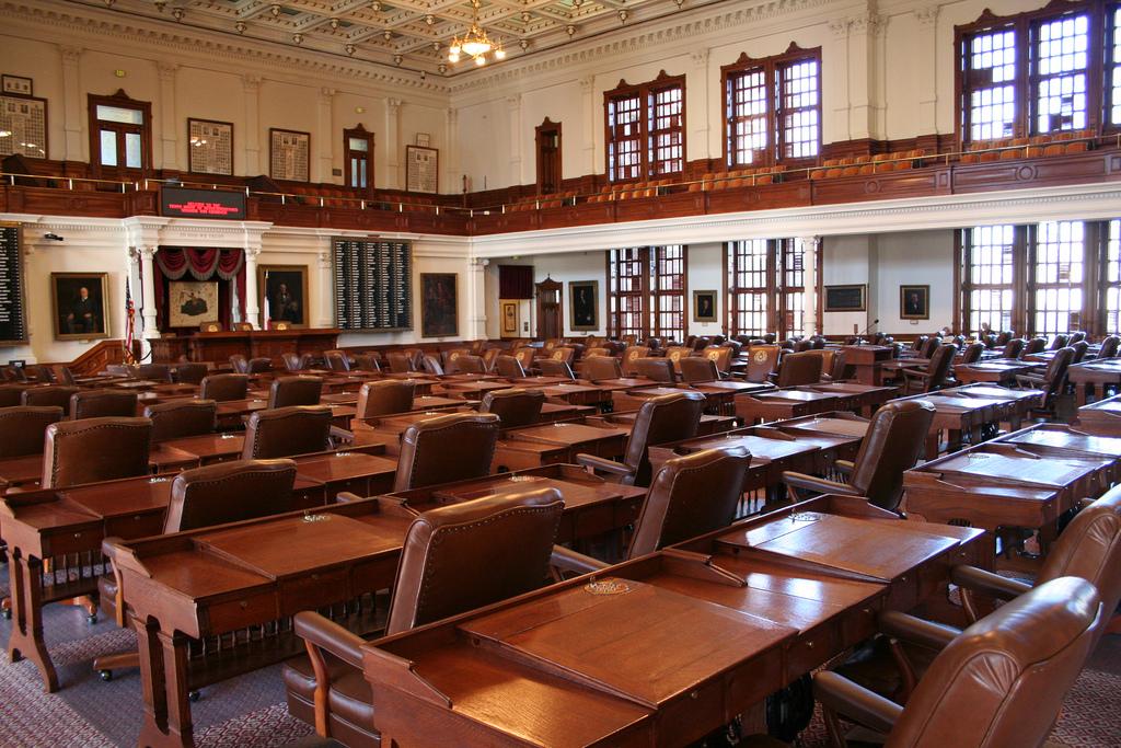 The Texas House of Representatives chamber.