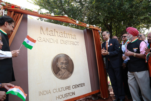 Houston’s Little India Gets Gandhi Monument