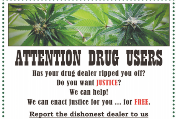 Are Texas Police Putting Out Ads for Drug Dealers and Users?