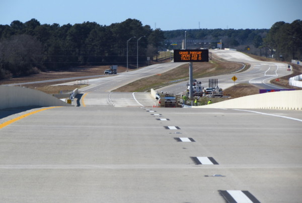 A New Section of the Grand Parkway in Harris County is Now Open to Traffic