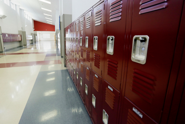 In Austin Public Schools, Lockers Are Becoming a Thing of the Past