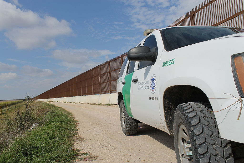 On the southern border with the Border Patrol