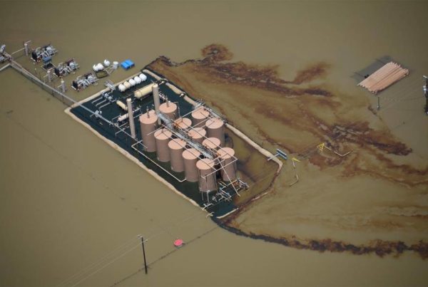 As Floodwaters Rise, So Do Reports of Oil Spills