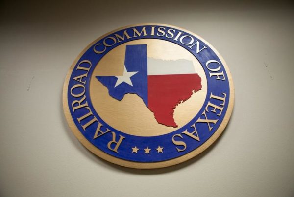 Seal of the Texas Railroad Commission