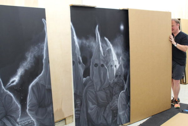Artist Vincent Valdez Paints The Ku Klux Klan In “The City”
