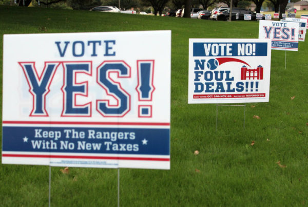 Arlington Voters Are Split On A New Ballpark For The Texas Rangers