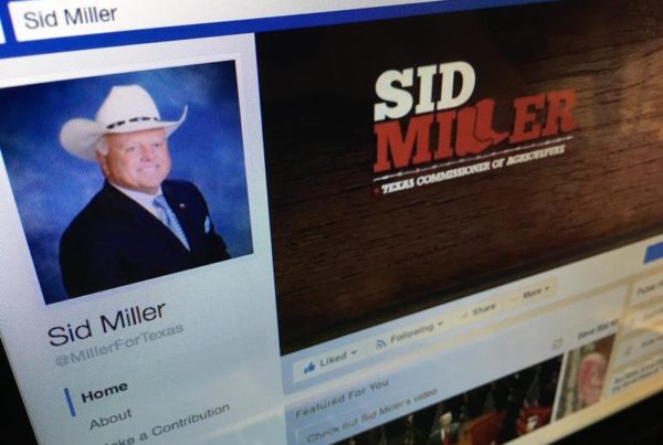 Sid Miller Defends Fake News on His Facebook Page: ‘I’m Not a News Source’