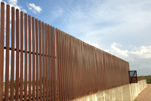 sections of the border wall
