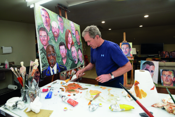 George W. Bush Painted Portraits of More Than 90 Post-9/11 Veterans