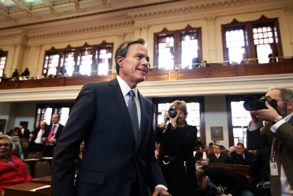 Straus Is Leaving, But Is He Taking The Center of Texas Politics With Him?