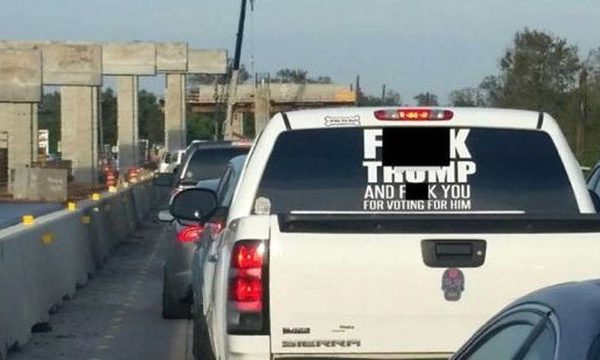 Owner Of Profane Anti-Trump Bumper Sticker Threatens A Lawsuit