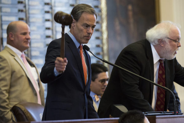 With Straus’ Departure Looming, Texas House Republicans Want More Control Over Next Speaker Vote