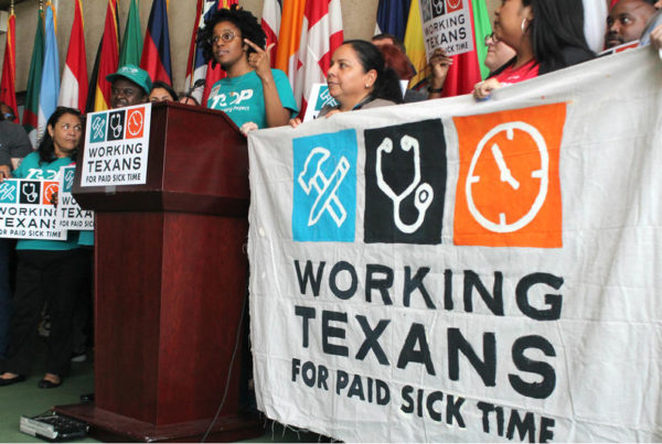 News Roundup: Study Finds Half Of Hispanic Workers In Texas Do Not Have Paid Sick Days