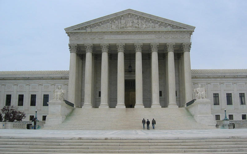 The US Supreme Court building