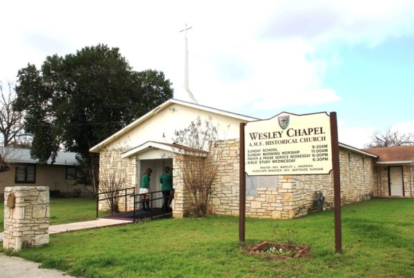 News Roundup: San Marcos’ First African-American Church Is Now A Historic Landmark