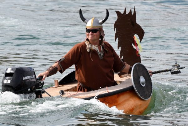How One Texan Got Hooked On Pumpkin-Boat Racing