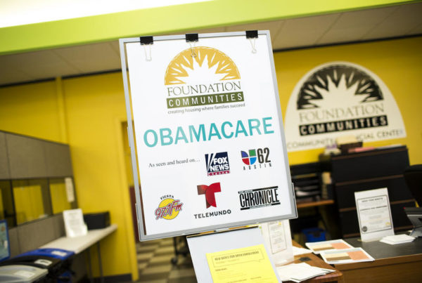 Obamacare Enrollment In Central Texas Is Up So Far This Year, Nonprofit Says