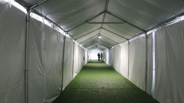 Inside Texas’ New Migrant Tent Facility