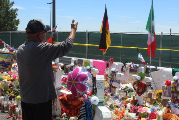 El Pasoans Grieve Using Personal Traditions; Walmart Memorial Reflects Community Support