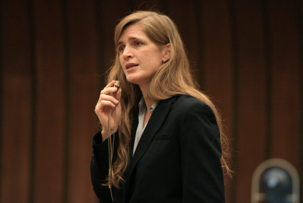 Samantha Power Shares Lessons Learned As US Ambassador To The United Nations