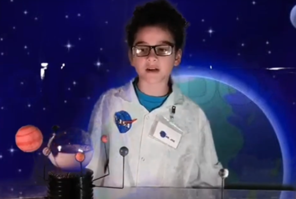 Through Science, One 9-Year-Old Makes The Most Of Quarantine