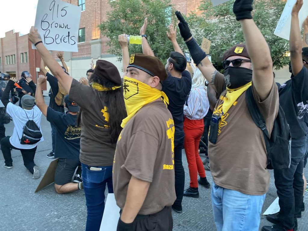 Brown Berets Lead Floyd Protest In El Paso Texas Standard