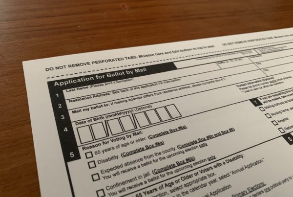 application for a ballot by mail