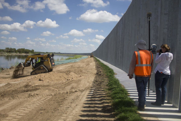 Privately Built Border Wall In Texas Faces Erosion Worsened By Hurricane Hanna