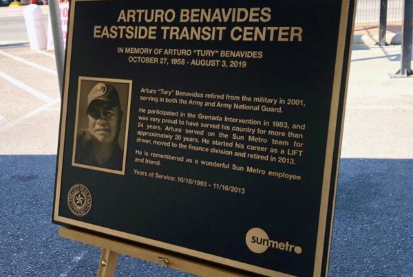 El Paso Transit Center Named In Honor Of Bus Driver Killed In Attack