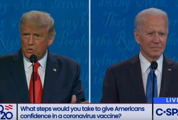 In The Last Presidential Debate, Trump And Biden Make Their Final Pitch To Women