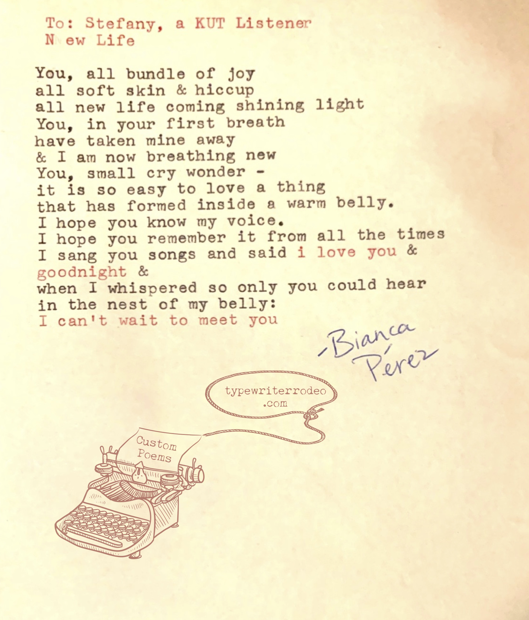 an image of the typewritten poem
