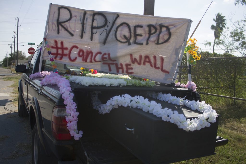 RGV Activists Hold Mock Funeral Procession To Protest Border Wall