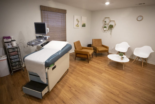 a medical examination room