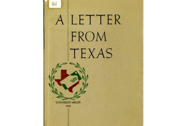A Letter From Texas. A Poem For Texas.