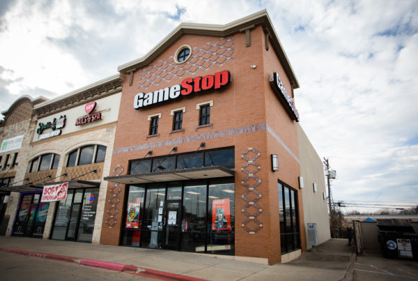 GameStop store, outside view