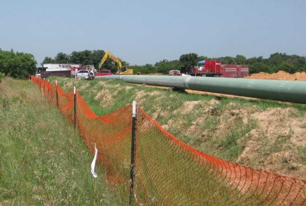 an oil pipeline