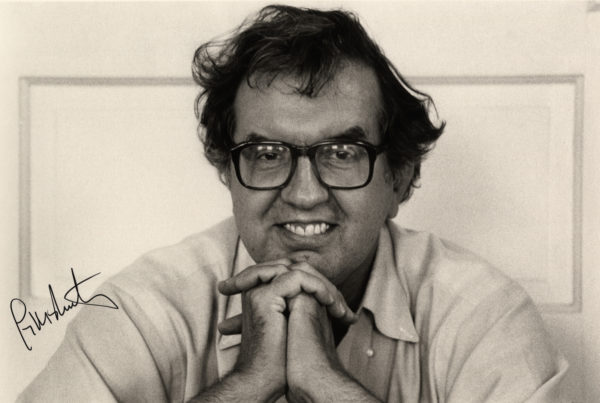 Author and screenwriter Larry McMurtry, photographed by Bill Wittliff in this undated photo.
