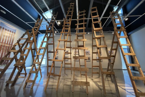 ‘Ladders and Walls’ installation focuses on the humanity of border-crossers and futility of border walls