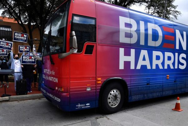 911 transcripts filed in updated ‘Trump Train’ lawsuit reveal San Marcos police refused to send escort to Biden bus