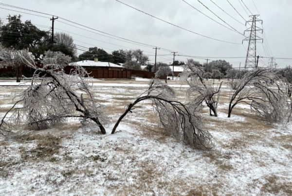 Across Texas, snow, sleet and rain make roadways treacherous. For most, power is still on.