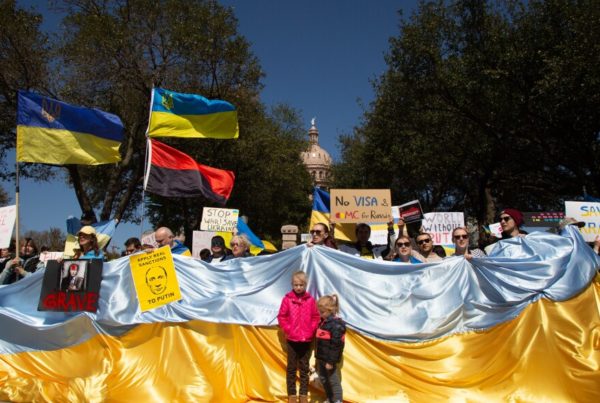 ‘I feel so helpless’: Ukrainians living in Austin watch a war thousands of miles away