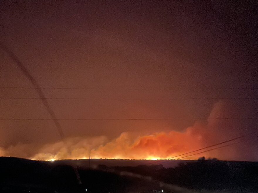 Firefighters battle at least ten active wildfires in North Texas as more  break out across the state | Texas Standard
