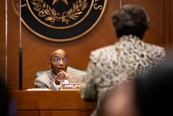 East Texas Rep. James White, the only Black Republican in the Legislature, is leaving