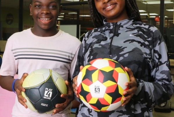 Abilene soccer camp launches refugee-designed soccer balls around the world