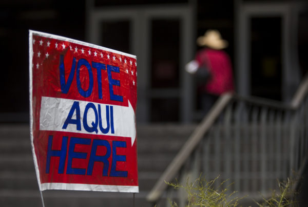What are the top political issues for Latino voters in Texas?