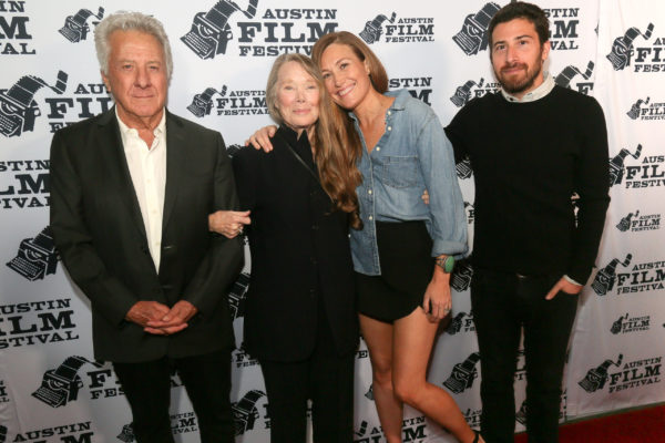Dustin Hoffman, Sissy Spacek, Schuyler Fisk, and Jake Hoffman.