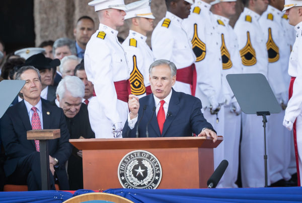 Gov. Greg Abbott lays out priorities in inauguration speech