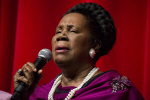 U.S. Congresswoman Sheila Jackson Lee speaks at 'She the People' - a forum for 2020 Democratic Presidential candidates focusing on women of color held at Texas Southern University.