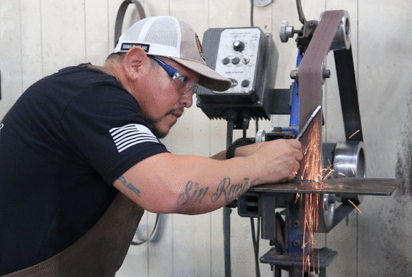 ‘You have to ask for help’: San Antonio nonprofit forges community for veterans through knife-making